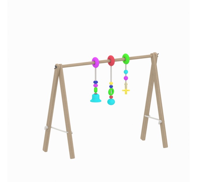 Build plan for wooden baby gym frame, Scandinavian - mobile activity play gym playset DIY - Digital Download Only