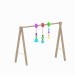 Build plan for wooden baby gym frame, Scandinavian - mobile activity play gym playset DIY - Digital Download Only