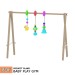 Build plan for wooden baby gym frame, Scandinavian - mobile activity play gym playset DIY - Digital Download Only