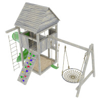 Playhouse build plan for kids, Playset DIY, Treehouse - Digital Download Only