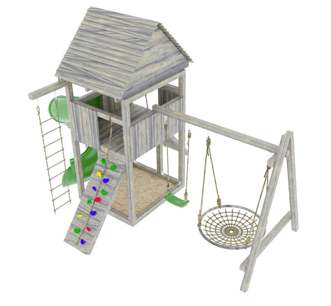 Playhouse build plan for kids, Playset DIY, Treehouse - Digital Download Only