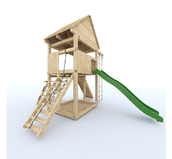 Playset build plan for kids, Playhouse - Wooden gardenhouse, Outdoor Wood Structure Climbing Wall Climber Slide - Digital Download Only