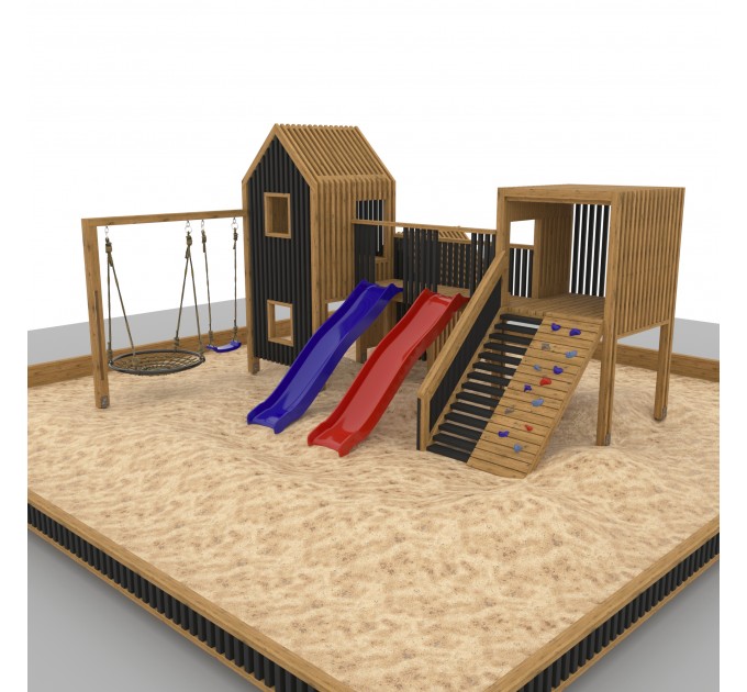 Kids Playhouse Build Plan - DIY Playset and Treehouse