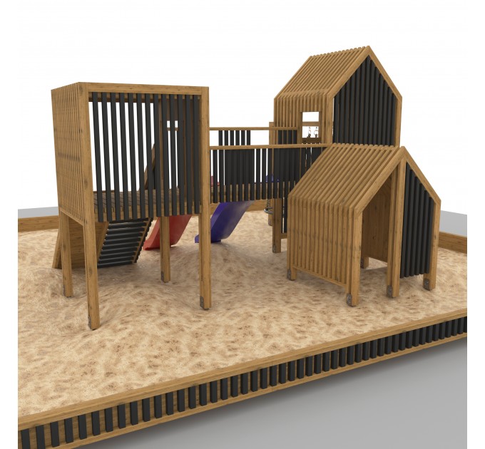 Kids Playhouse Build Plan - DIY Playset and Treehouse