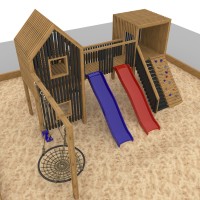 Kids Playhouse Build Plan, DIY Playset, Treehouse - Digital Download Only