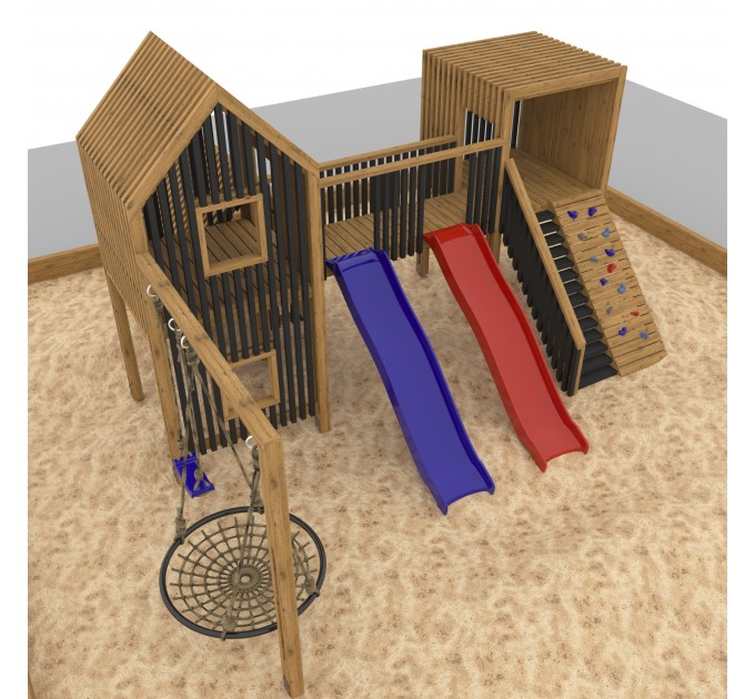 Kids Playhouse Build Plan - DIY Playset and Treehouse