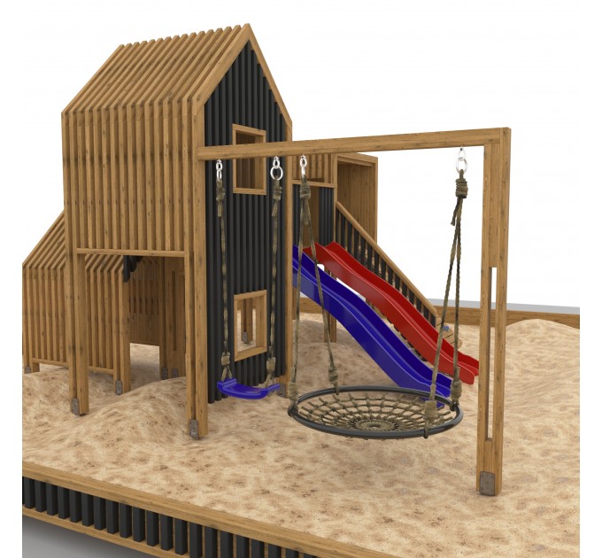 Kids Playhouse Build Plan - DIY Playset and Treehouse