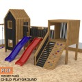 Kids Playhouse Build Plan - DIY Playset and Treehouse