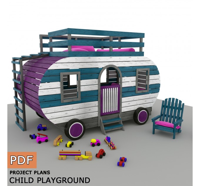 Build Your Own Kids Playhouse and Treehouse with Easy DIY Plans