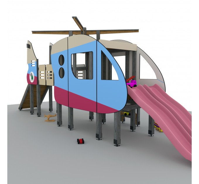 Build Your Own DIY Kids Camper Playhouse and Helicopter Treehouse