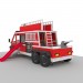 DIY Kids Fire Truck Playset Plans - Digital PDF Guide for Building a Custom Playset