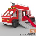 DIY Kids Fire Truck Playset Plans - Digital PDF Guide for Building a Custom Playset