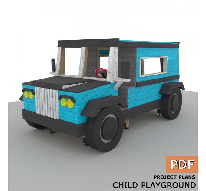 DIY Kids Auto Playset Plans - Instant PDF Download