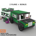 Kids Auto & Camper Playset DIY Plans - Digital PDF for Building Your Dream Playhouse