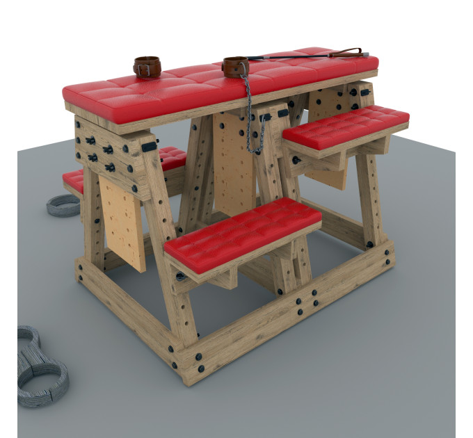 Adjustable BDSM Spanking Bench - Digital Download Only