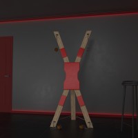 Portable BDSM wooden padded St Andrews Cross Plans - Digital Download Only