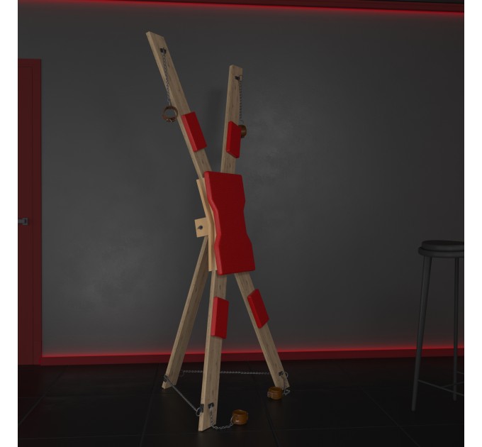 Portable BDSM Wooden Padded St Andrews Cross Plans