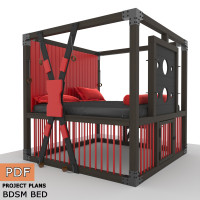 BDSM bed - Digital Download Only