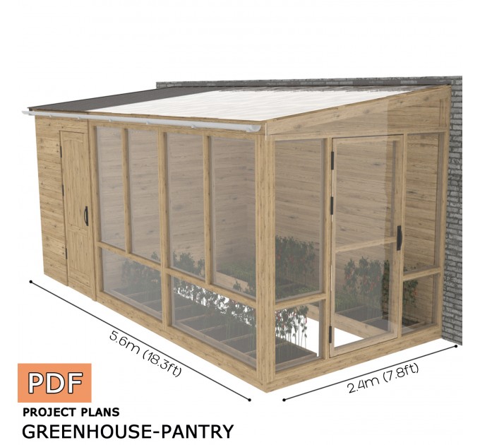 Greenhouse build, Garden house, Outdoor pantry, Shed greenhouse plans, Solar garden shed, Greenhouse diy plan - Digital Download Only