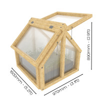 Little garden greenhouse Plans - Digital Download Only