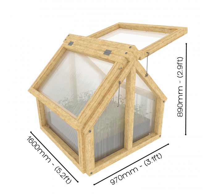 Little garden greenhouse Plans - Digital Download Only