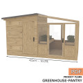 Shed greenhouse plans, Outdoor pantry, Greenhouse build, Framed greenhouse plans, Garden house, Greenhouse diy plan - Digital Download Only