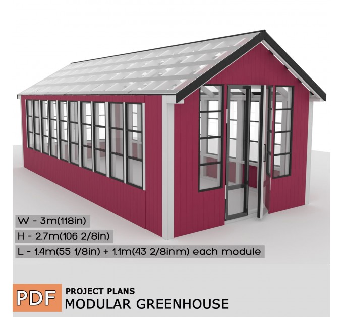 Modular greenhouse plans, Outdoor pantry, Greenhouse build, Framed greenhouse plans, Garden house, Garden shed, - Digital Download Only