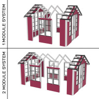 Modular greenhouse plans, Outdoor pantry, Greenhouse build, Framed greenhouse plans, Garden house, Garden shed, - Digital Download Only