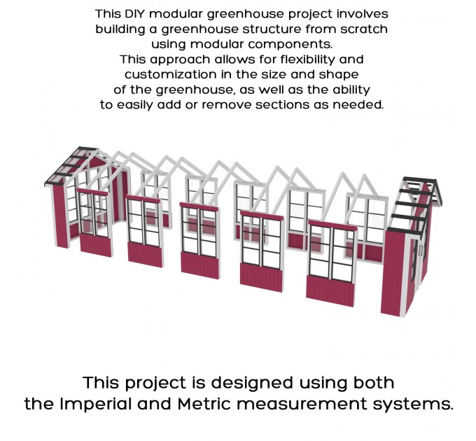 Modular greenhouse plans, Outdoor pantry, Greenhouse build, Framed greenhouse plans, Garden house, Garden shed, - Digital Download Only