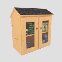 DIY project. Outdoor Library Neighborhood Community Shared Loan  Blessing Box Little Free Pantry Street Sidewalk - Digital Download Only