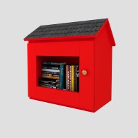 DIY project. Outdoor Shared Library Community Neighborhood Sidewalk Loan Tiny Blessing Box Little Free Pantry Street - Digital Download Only