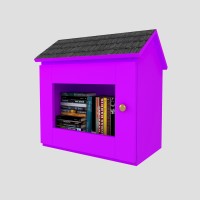 DIY project. Outdoor Shared Library Community Neighborhood Sidewalk Loan Tiny Blessing Box Little Free Pantry Street - Digital Download Only