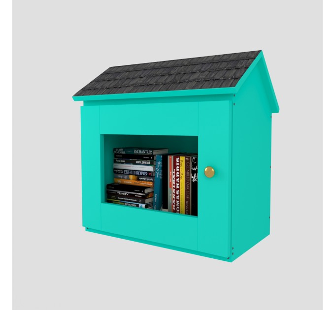 DIY project. Outdoor Shared Library Community Neighborhood Sidewalk Loan Tiny Blessing Box Little Free Pantry Street - Digital Download Only