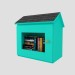 DIY project. Outdoor Shared Library Community Neighborhood Sidewalk Loan Tiny Blessing Box Little Free Pantry Street - Digital Download Only