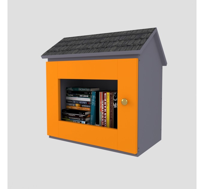 DIY project. Outdoor Shared Library Community Neighborhood Sidewalk Loan Tiny Blessing Box Little Free Pantry Street - Digital Download Only