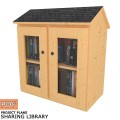 DIY project. Outdoor Shared Library Lending Neighborhood Sidewalk Loan Street Blessing Box Little Free Pantry - Digital Download Only