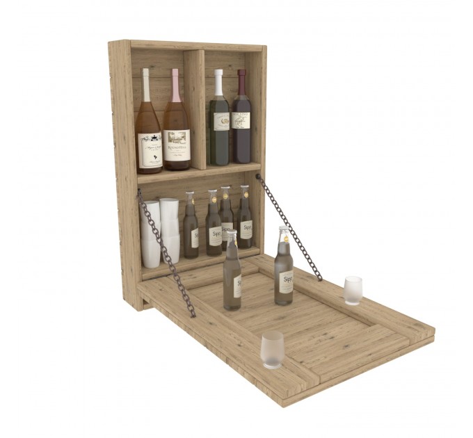 DIY wall bar plan, "drinky shelf", liquor bar, portable bar PDF - - Digital Download Only