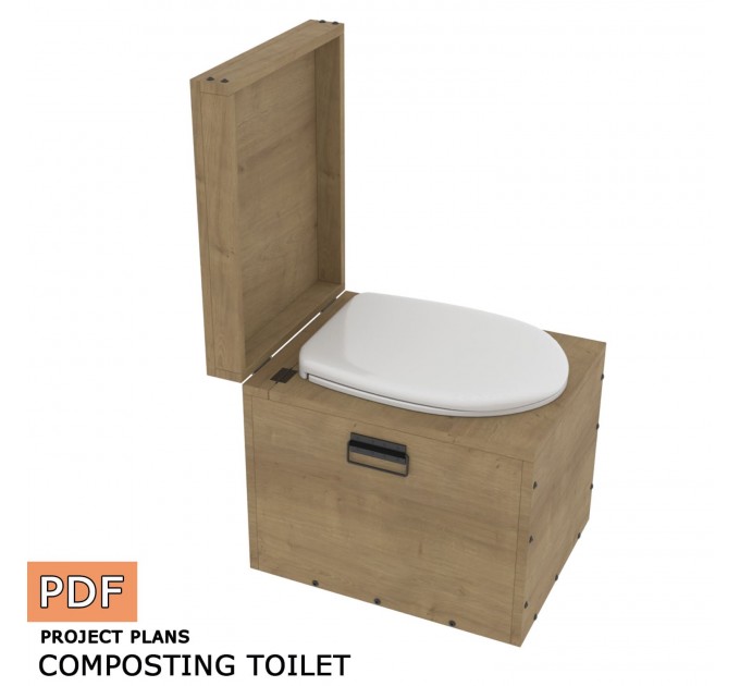 Compost toilet diy plan - Digital Download Only