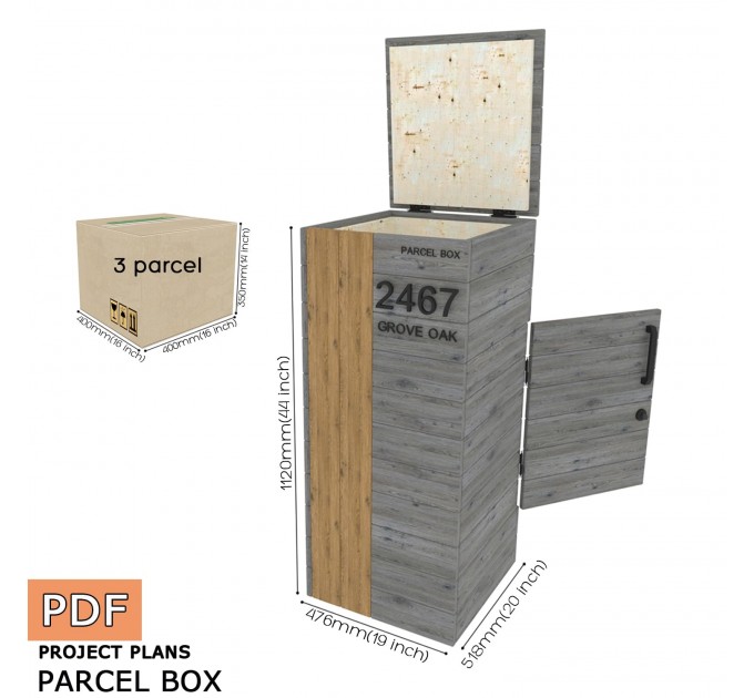 DIY Parcel Box - Upgrade Your Package Delivery System - Get Our Step-by-Step Plans Now