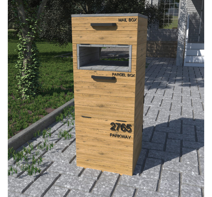 DIY Parcel Box with Mail - Upgrade Your Package Delivery System - Get Our Step-by-Step Plans Now