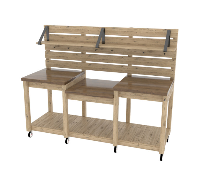 Potting bench build plan, gardeners table, potting table, gardening bench, garden station, outdoor potting bench