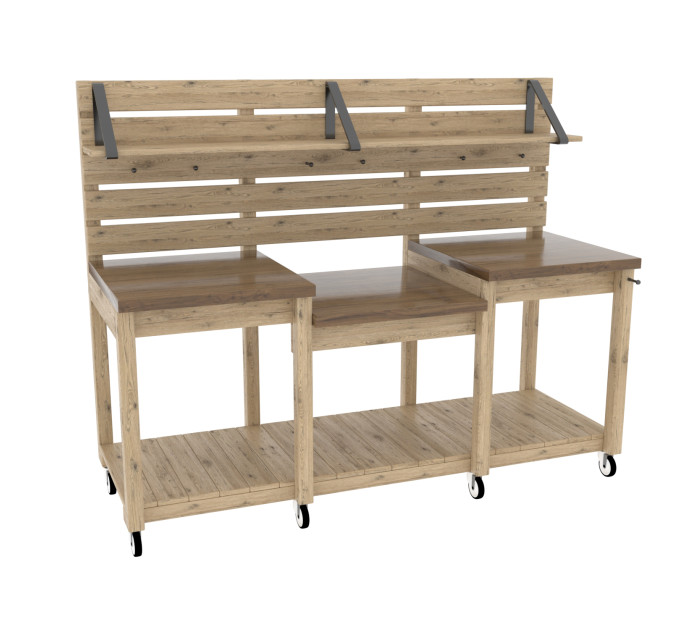 Potting bench build plan, gardeners table, potting table, gardening bench, garden station, outdoor potting bench