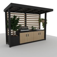 DIY Wooden Outdoor Kitchen Plans - Digital Download Only