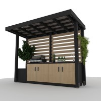 DIY Wooden Outdoor Kitchen Plans - Digital Download Only