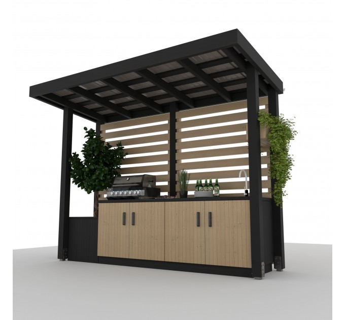 DIY Wooden Outdoor Kitchen Plans - Digital Download