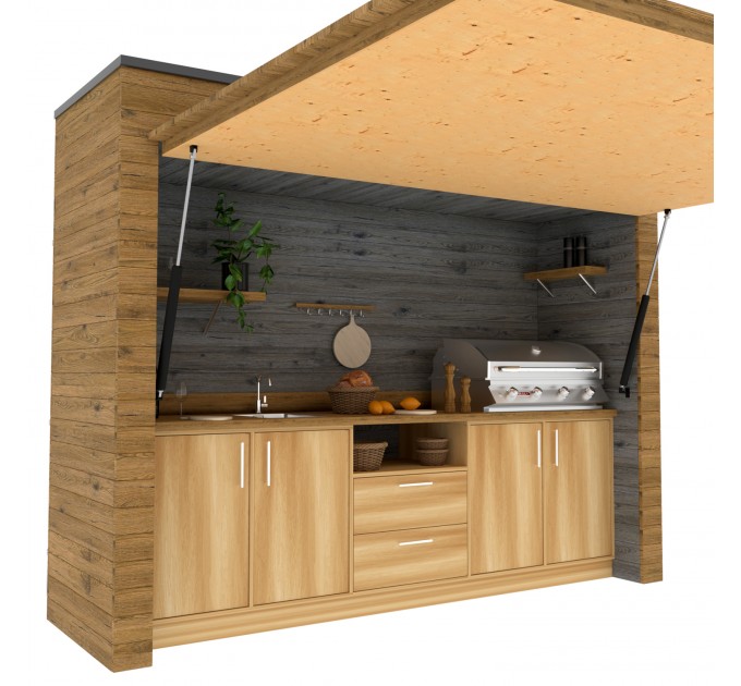 Build Your Own BBQ Haven: DIY Grill Shed Station - Instant Digital Download