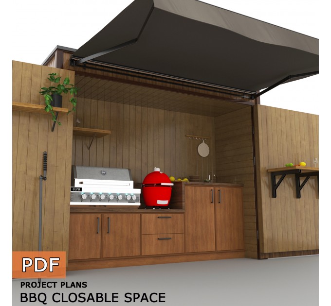 Build Your Own Grill Shed Station - Complete DIY Plans for an Enclosed BBQ Space