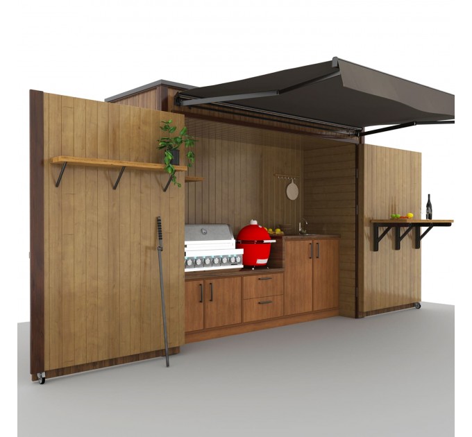 Build Your Own Grill Shed Station - Complete DIY Plans for an Enclosed BBQ Space