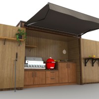 Ultimate DIY Grill Shed Station - Closable Outdoor BBQ Space - Digital Download Only