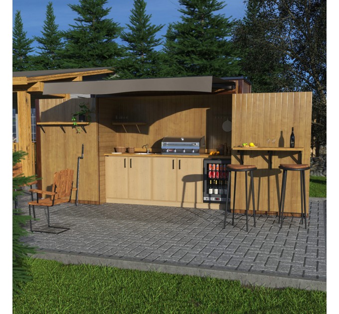 Build Your Own Grill Shed Station - Complete DIY Plans for an Enclosed BBQ Space